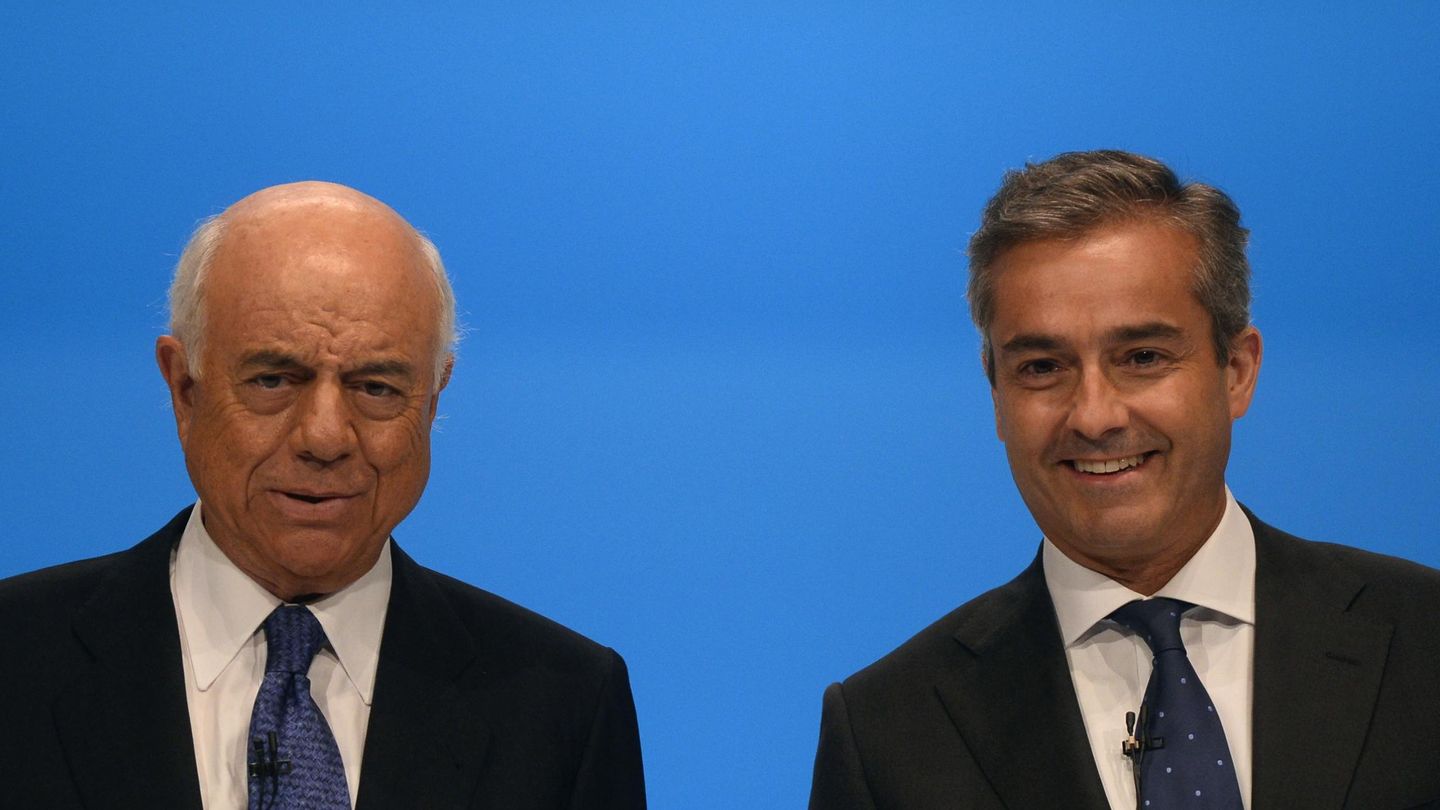 Francisco González, expresidente de BBVA, y Ángel Cano, ex consejero delegado. (Reuters)
