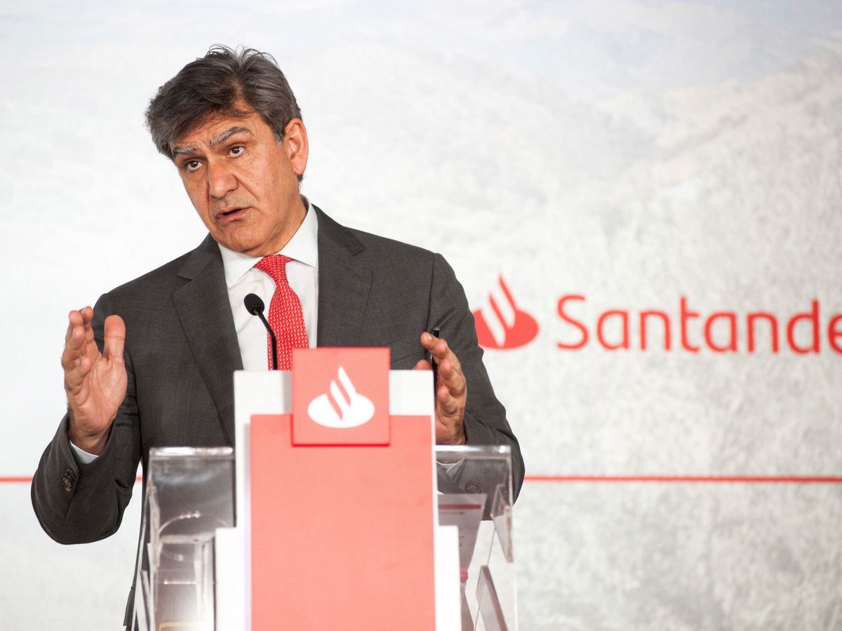 Foto: El vicepresidente y consejero delegado del Banco Santander, José Antonio Álvarez Álvarez
