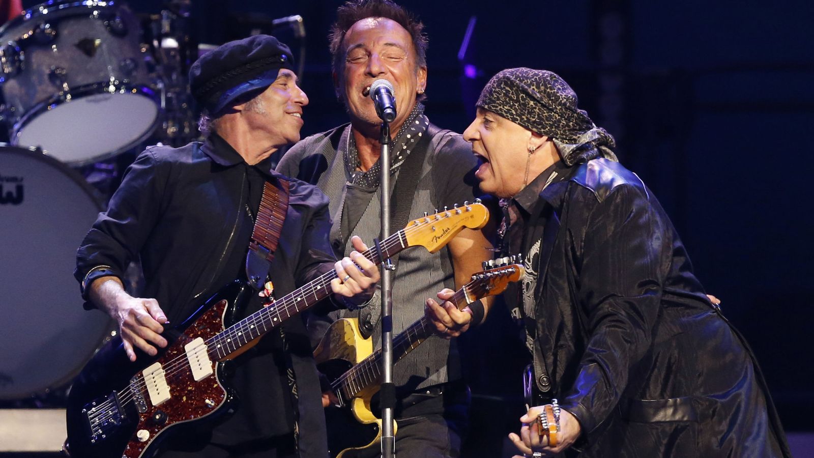 Foto: Springsteen en un concierto en Los Ángeles.