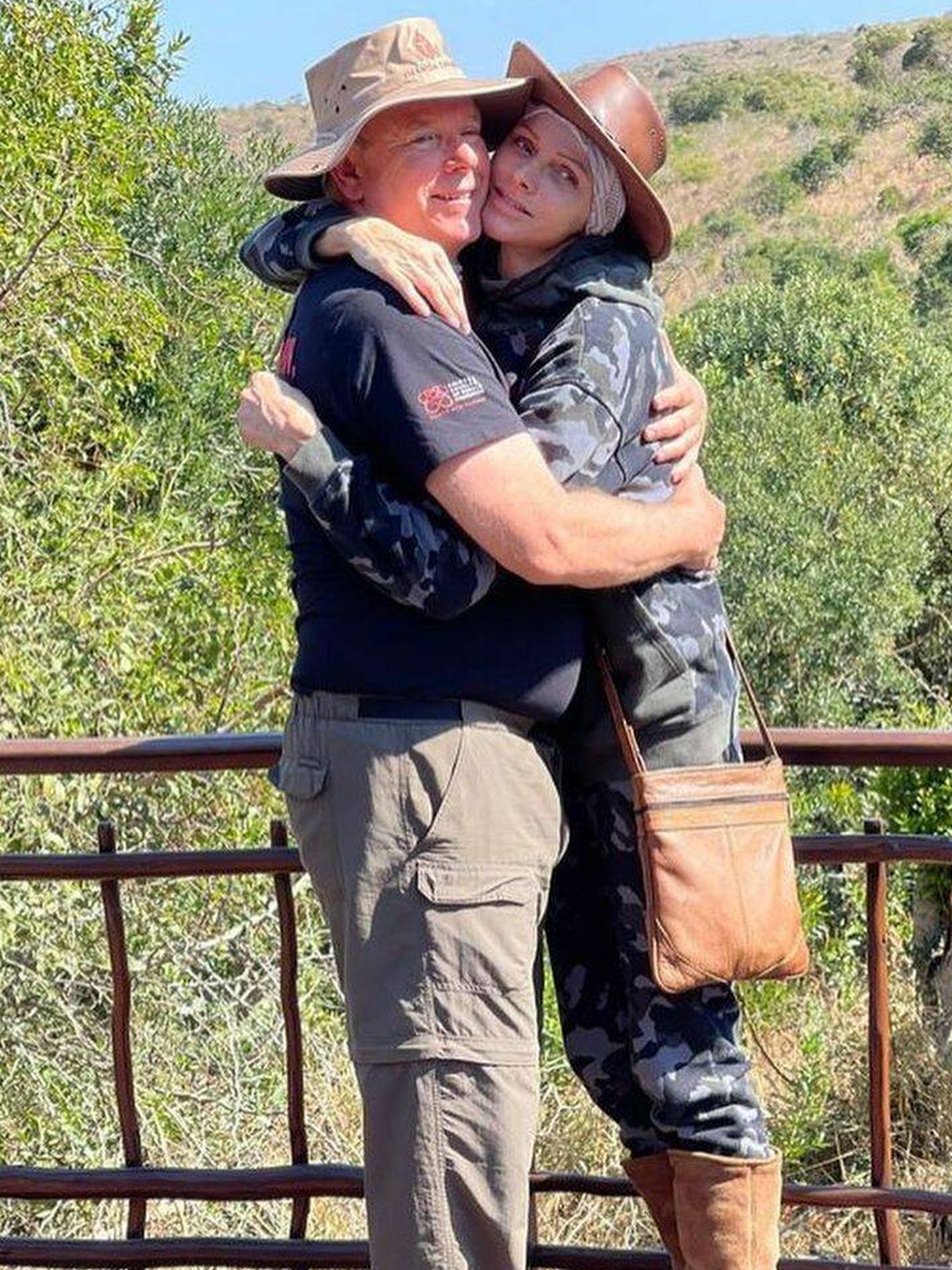 Alberto y Charlène, juntos en Sudáfrica en agosto de 2021. (Instagram)