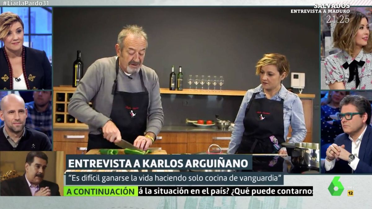 Arguiñano opina sobre alta cocina en 'Liarla Pardo': "Paso de las estrellas Michelin"