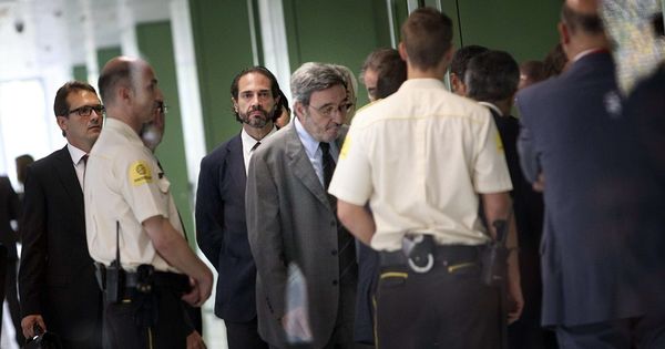Foto: Imagen de archivo de Narcís Serra al declarar por los sobresueldos. (EFE)