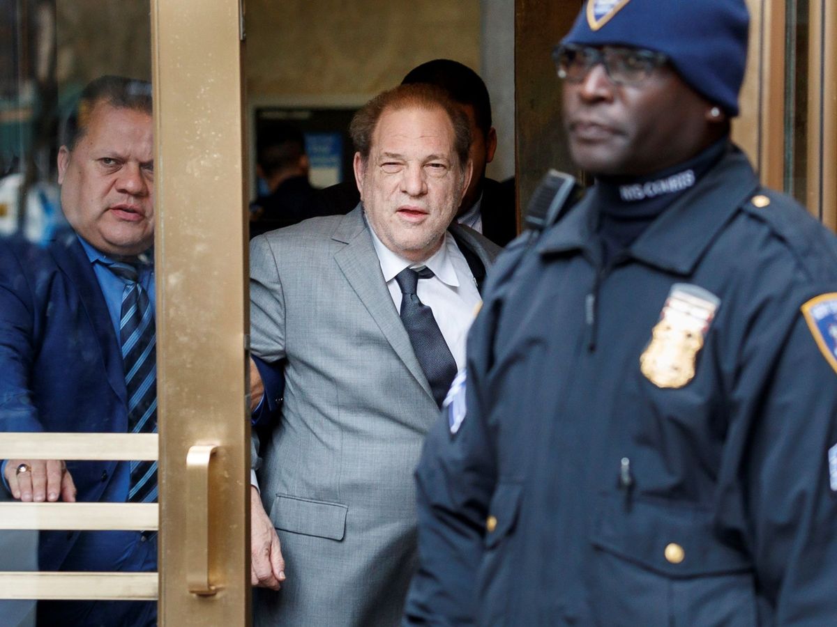 Foto: Harvey Weinstein, en los juzgados. (EFE)