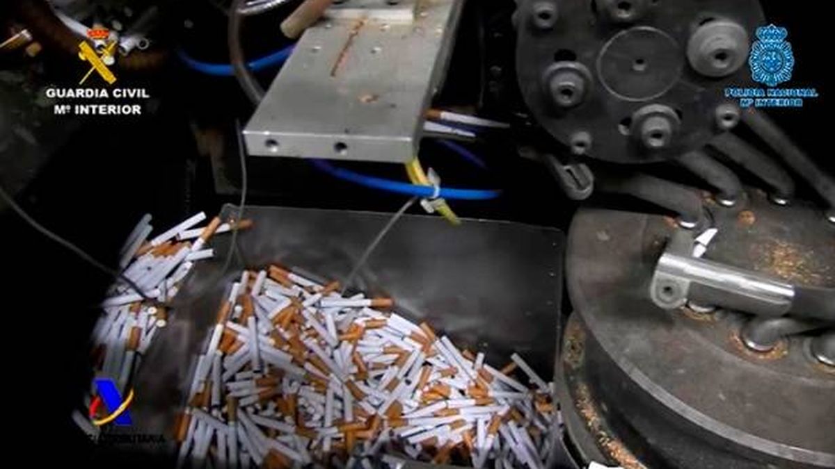 Clausuran tres fábricas ilegales de tabaco que podían producir 18.000 cigarros por minuto