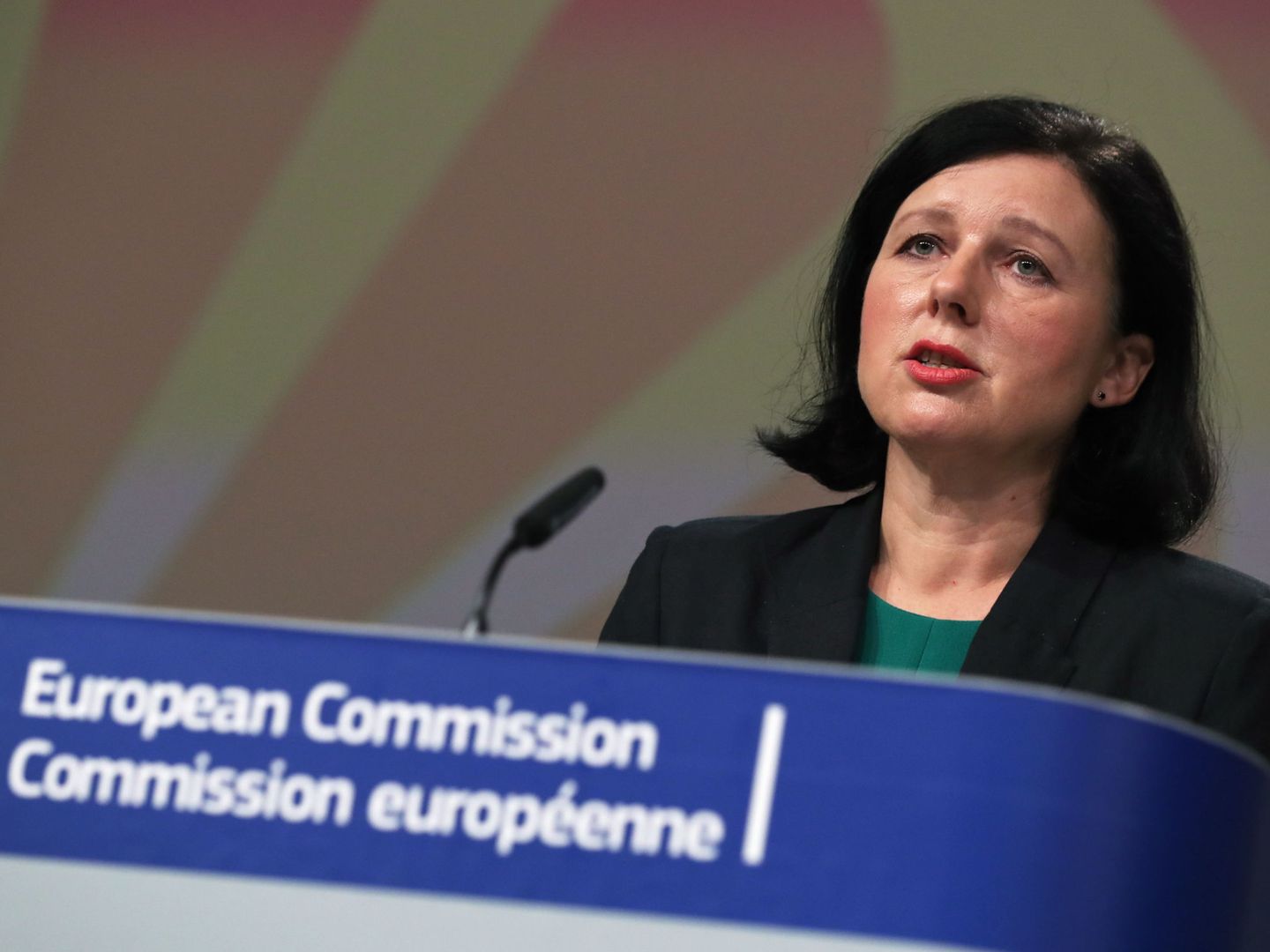 La comisaria europea de Justicia, Vera Jourová. (Reuters)