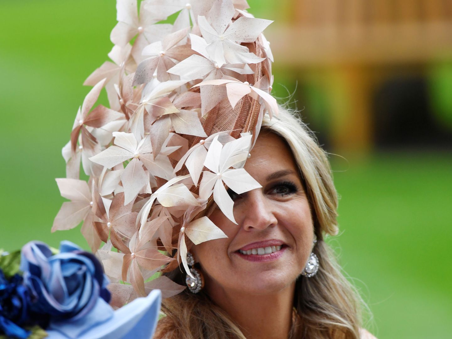La reina Máxima, en Ascot. (Reuters)