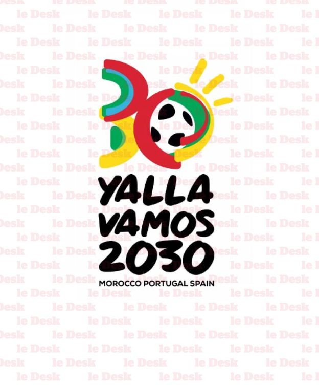 Foto: El logotipo del Mundial de 2030. (Le Desk)