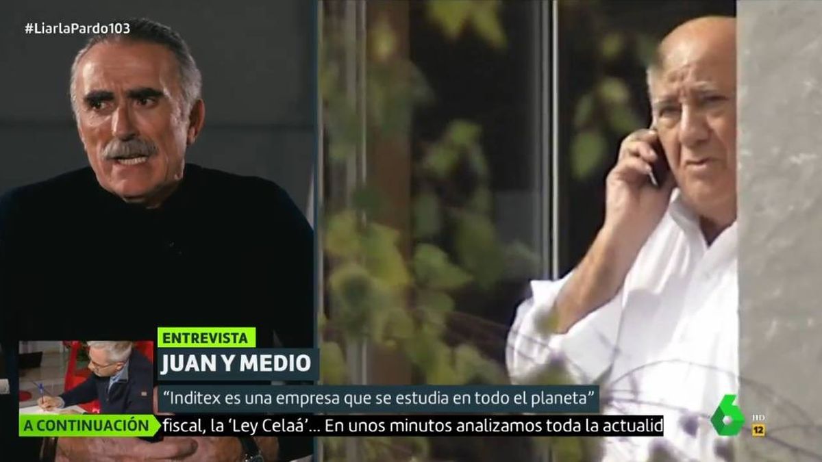 Juan y Medio defiende a Amancio Ortega en el programa de Cristina Pardo: "No le debe nada a nadie"