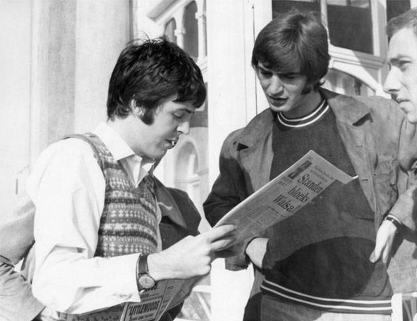 Cavendish con Paul McCartney (Galería de Leslie Cavendish)