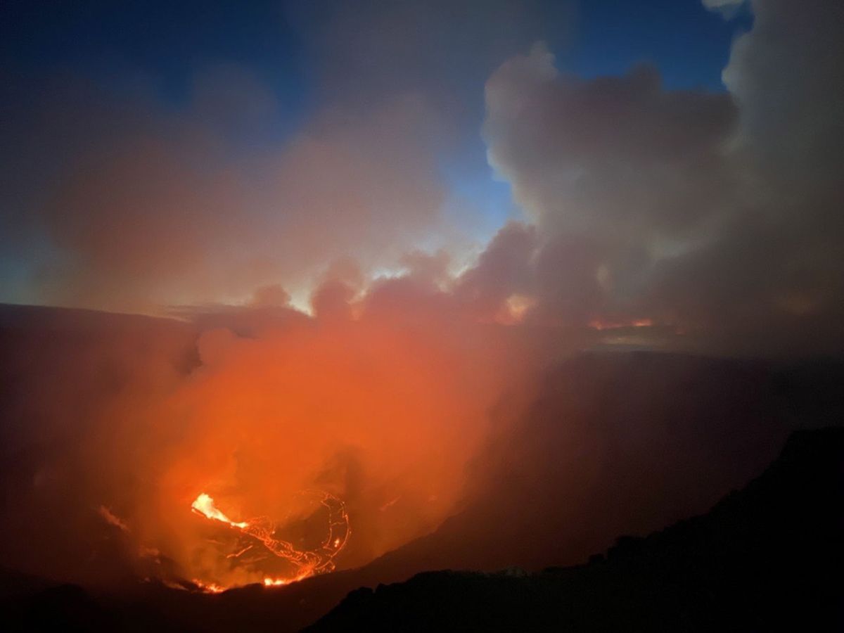 Foto: El volcán Kilauea, en Hawái. (EFE)