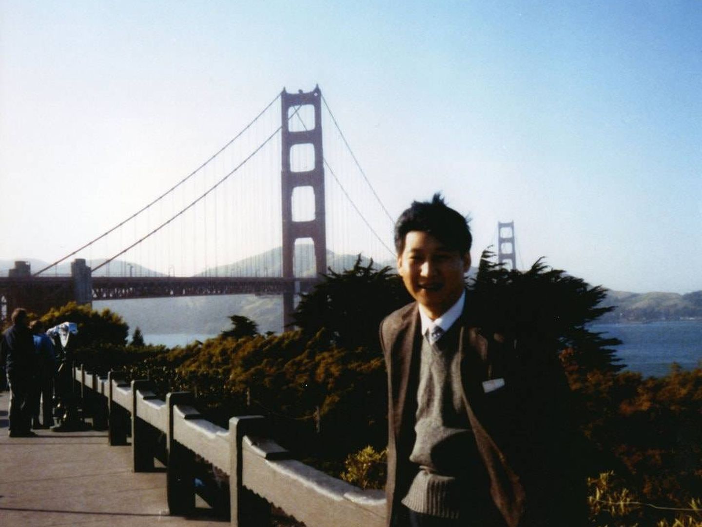 Xi Jinping en su viaje a Estados Unidos en 1985. (Xinhua Press)