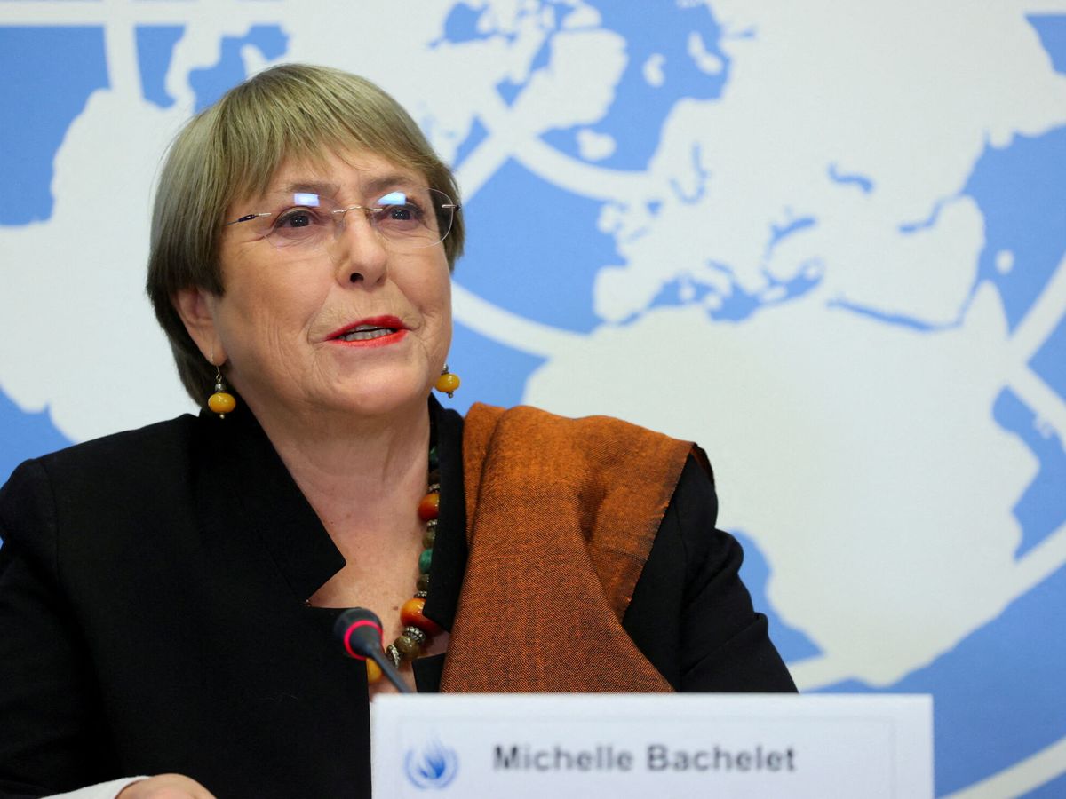 Foto: La alta comisionada de la ONU para los derechos humanos, Michelle Bachelet. (Reuters/ Denis Balibouse) 