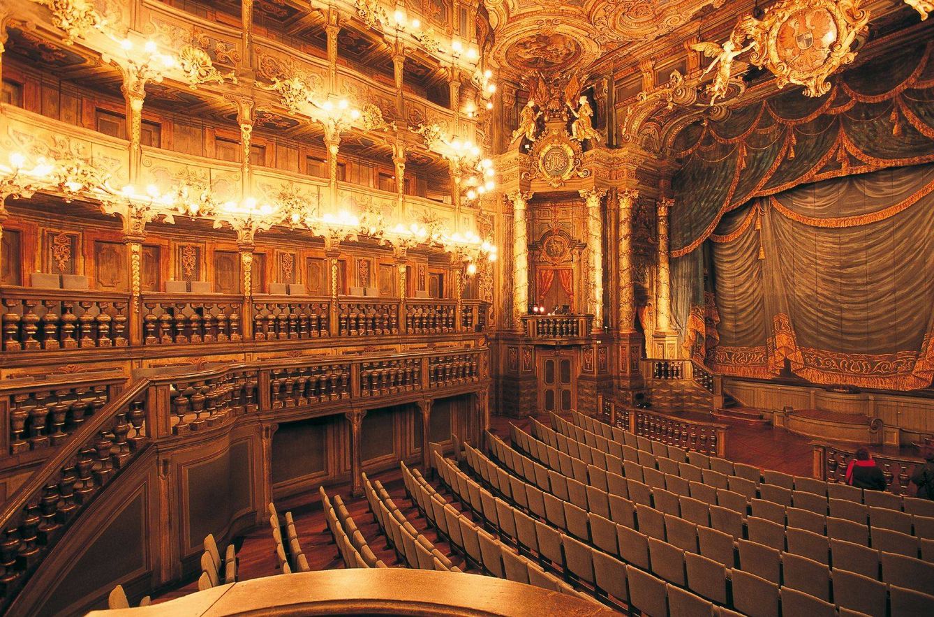 El impresionante Teatro de la Ópera del Margrave.