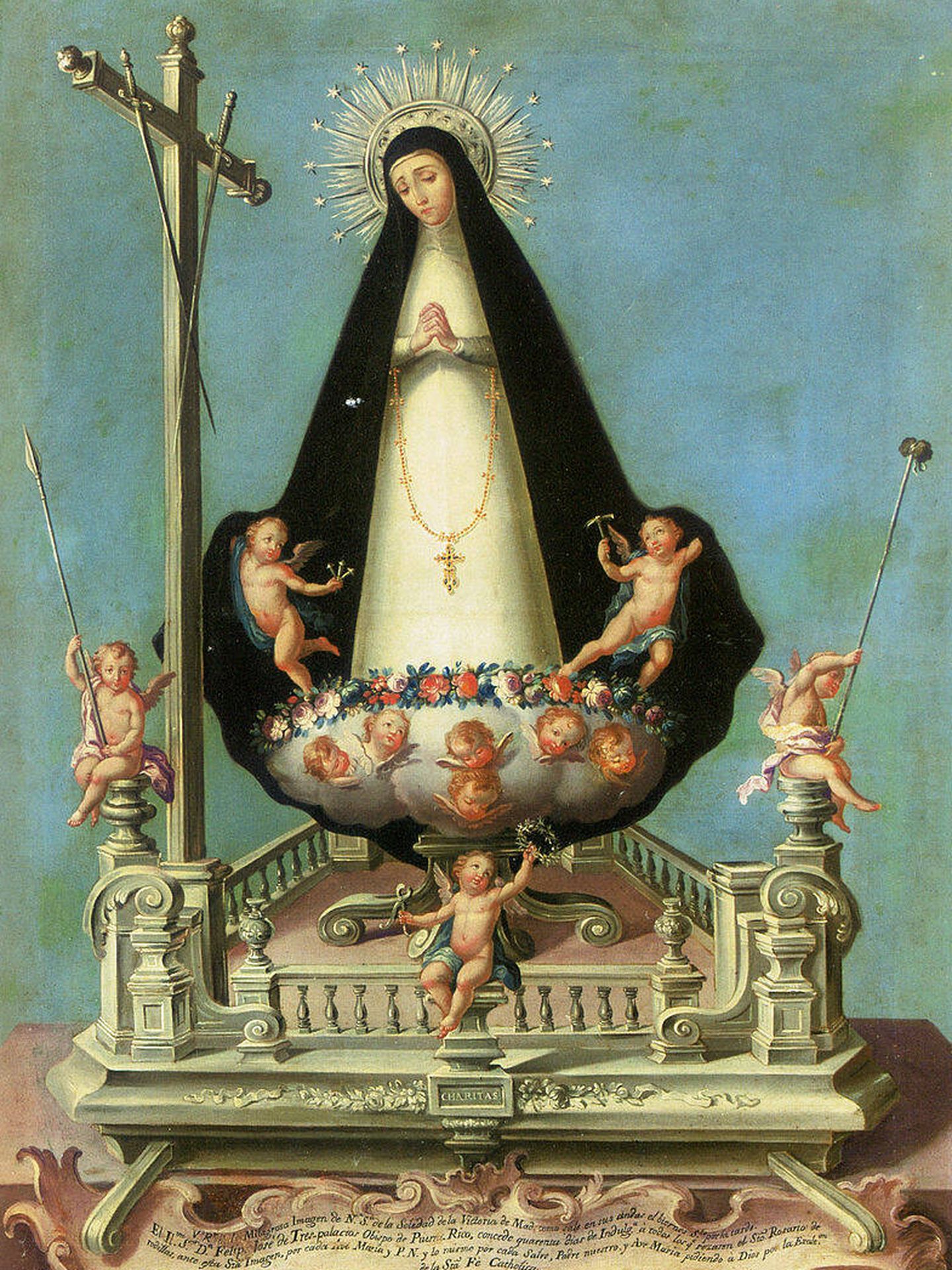 Virgen de la Soledad por Gaspar Becerra. (Cortesía)