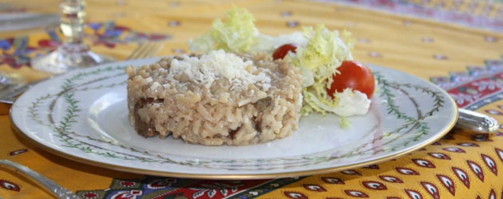 Foto: Sabrosa combinación: risotto de setas y foie al aroma de trufa