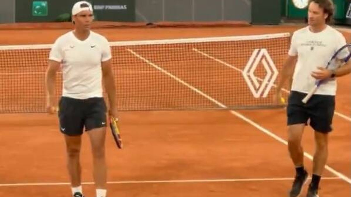 Crece la euforia y la ovación: los golpes de Nadal en su segundo entrenamiento antes del último Roland Garros