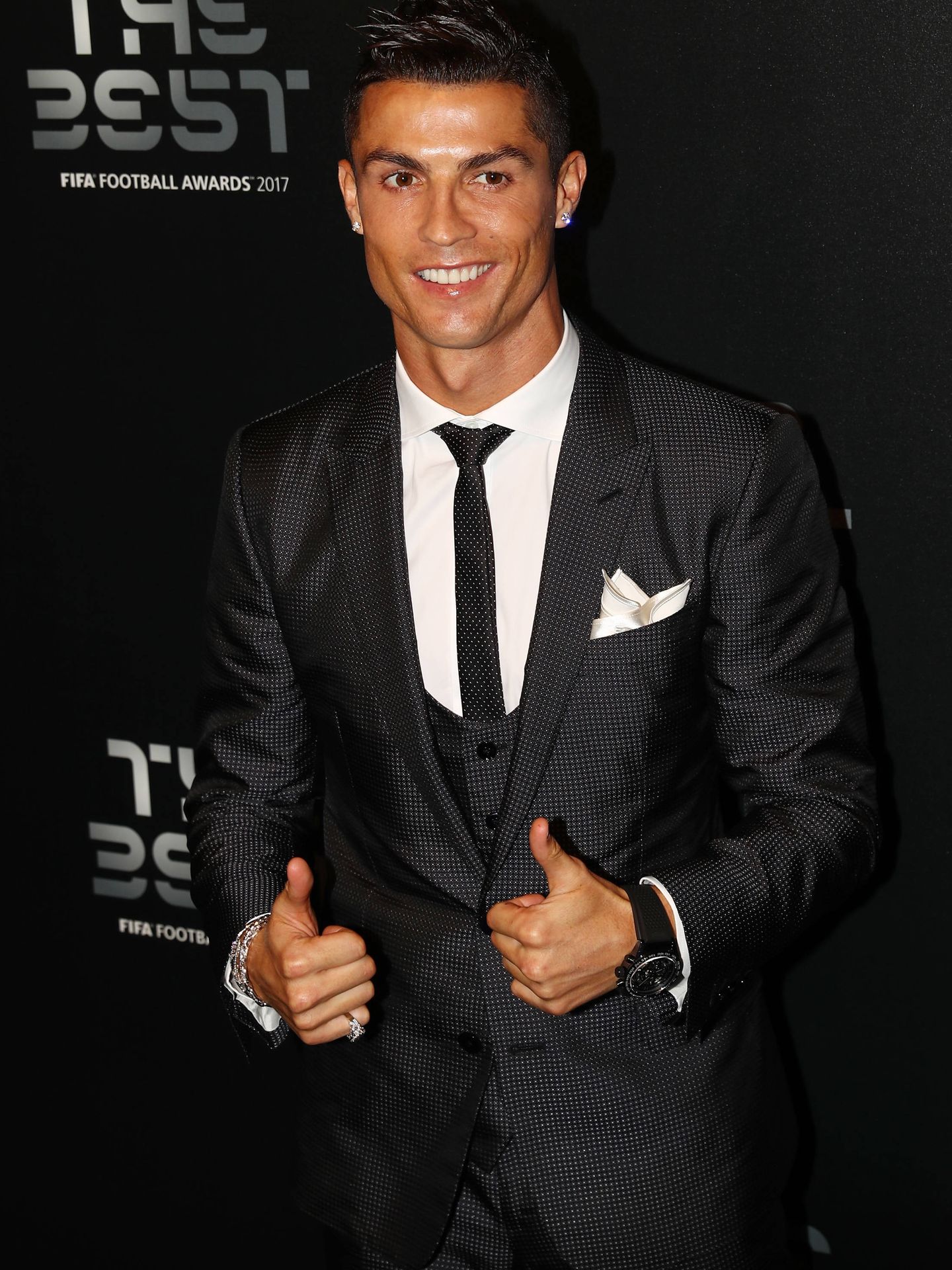 Cristiano, en los The Best FIFA Football Awards. (Getty)
