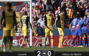 El Levante sonroja al Atlético, pero depende de sí mismo para ser campeón