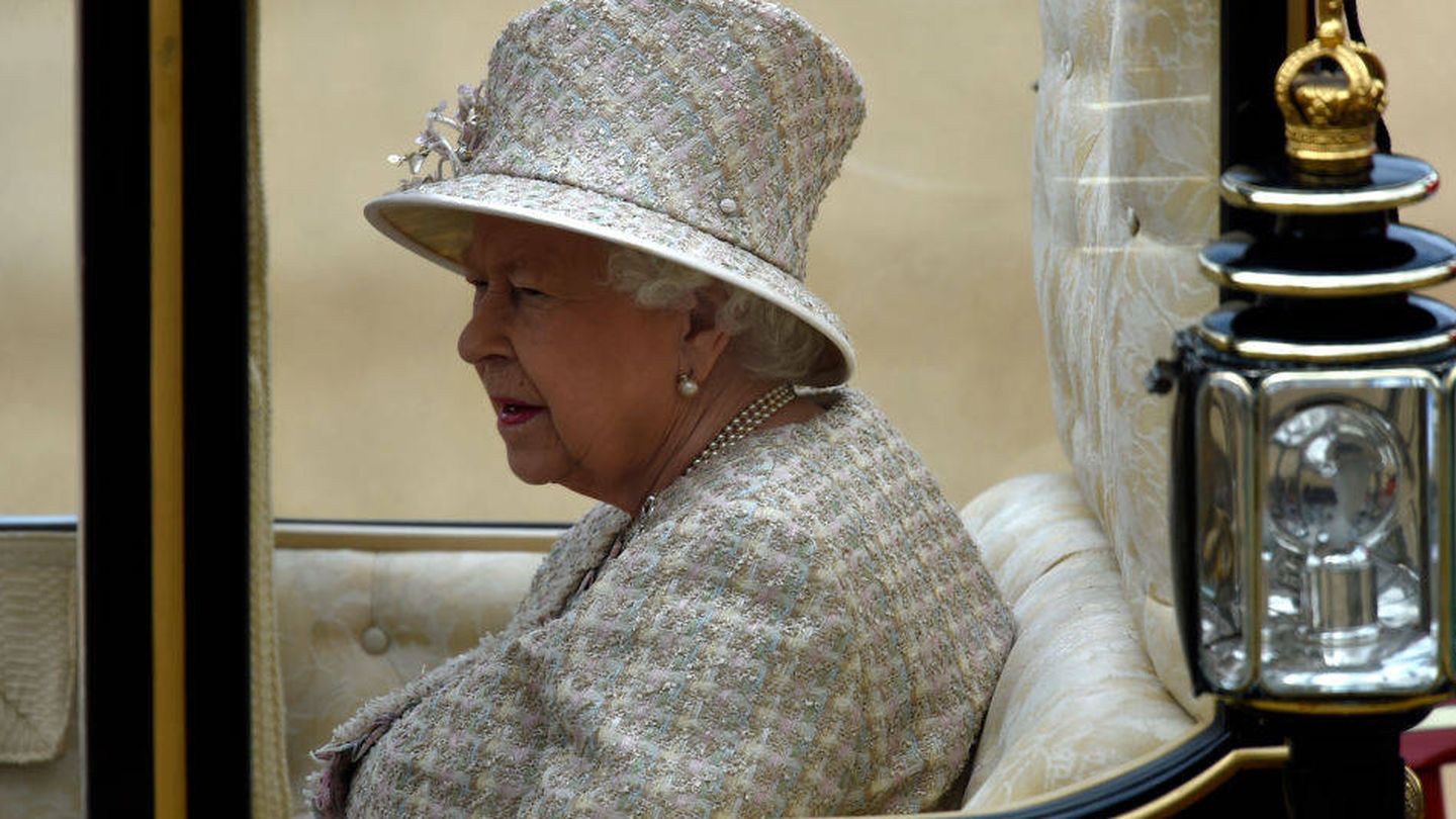 Isabel II en el 'Trooping The Colour 2019'. (Getty)