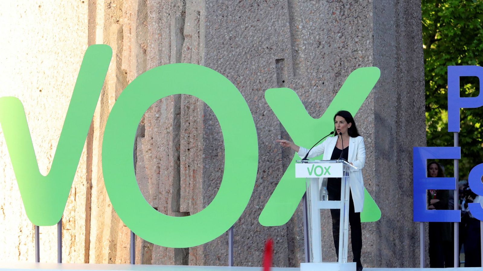 Foto: Rocío Monasterio, candidata autonómica de Vox a la Comunidad de Madrid. (Efe)