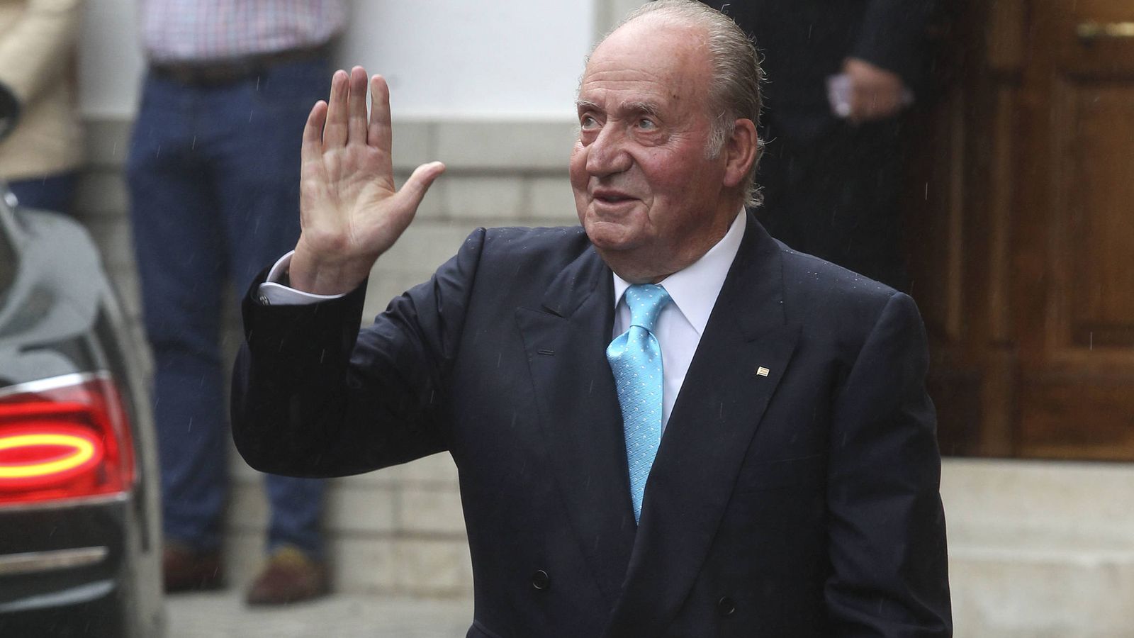 Foto: El rey Juan Carlos, en una boda en Granada. (Getty)