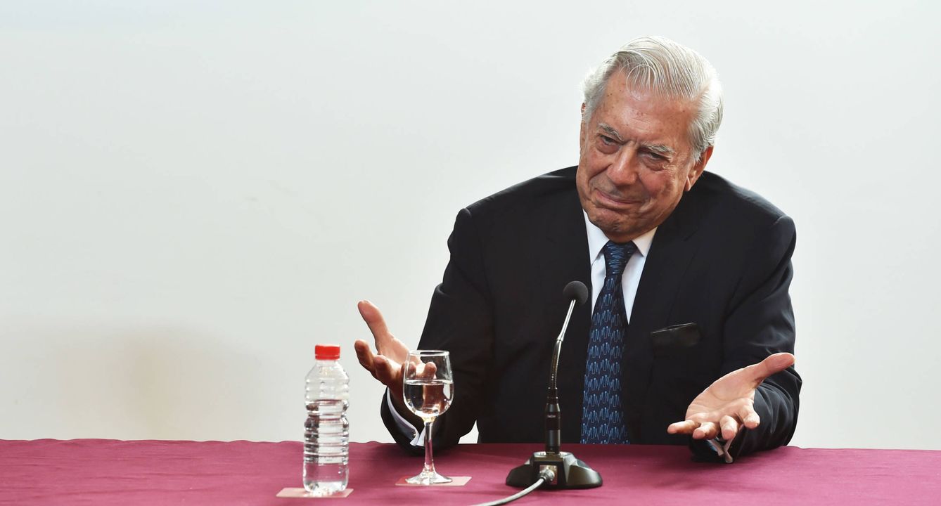 Foto: Mario Vargas Llosa en Burgos (Gtres)