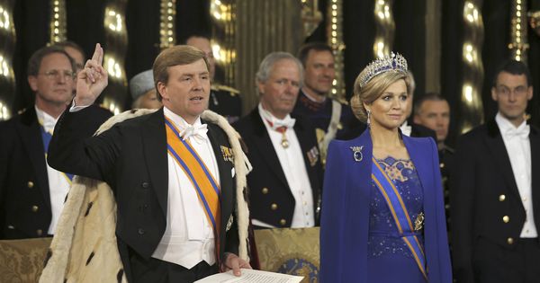 Foto: El rey de Holanda durante su investidura. (Gtres)