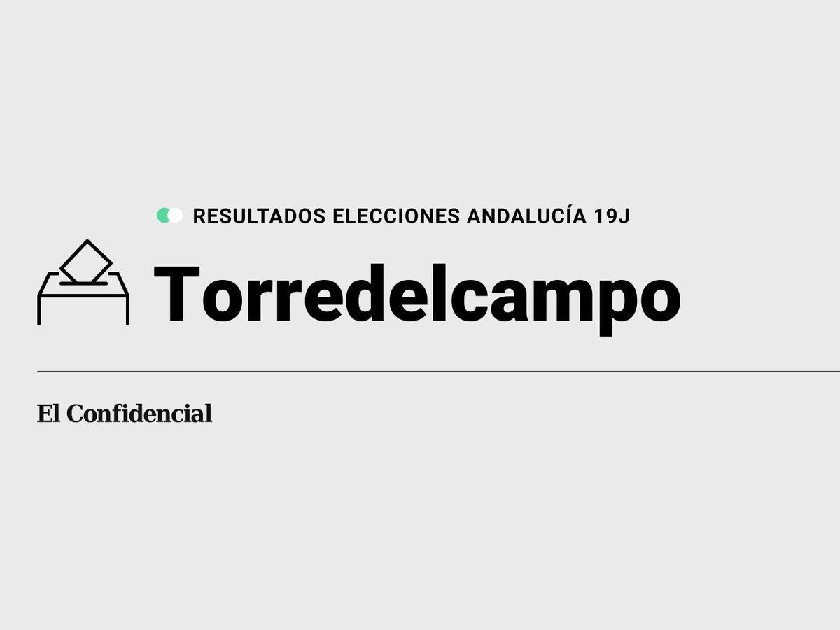 Foto: Resultados en Torredelcampo, Jaén, de las elecciones de Andalucía 2022 este 19-J (C.C./Diseño EC)