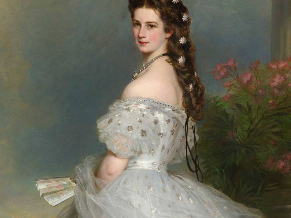 Foto: Retrato de la emperatriz Sissi en 1864 de Franz Xaver Winterhalter. (Sisi Museum-Hofburg Wien)