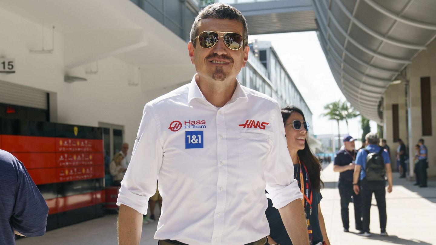Guenther Steiner, durante el Gran Premio de Miami. (EFE/Greg Nash) 