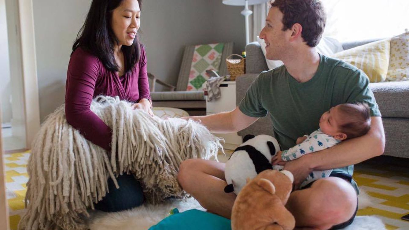 Foto: Mark Zuckerberg en una imagen de su perfil de Facebook junto a su mujer y su hija