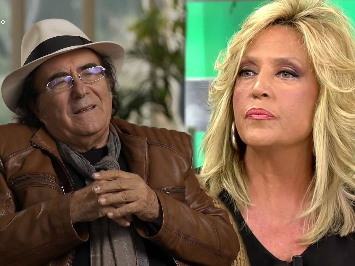 Foto: Al Bano Carrisi, en 'Lazos de sangre'; Lydia Lozano, en 'Sálvame'. (TVE/Mediaset España)