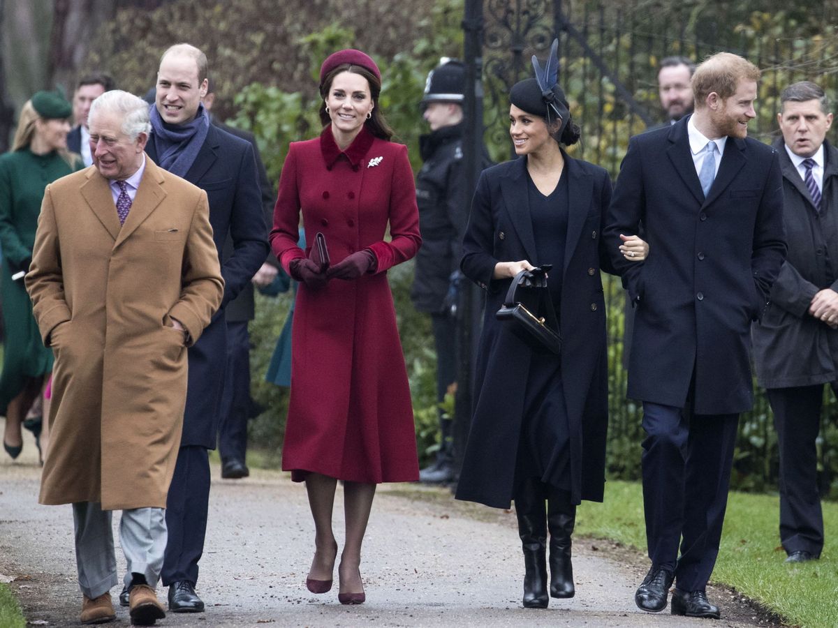 Foto: La familia real británica, en el día de Navidad de 2018. (EFE)