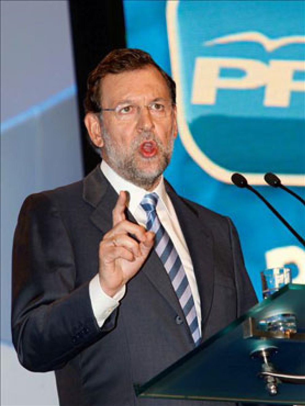Foto: Mariano Rajoy pide unidad y limpieza a sus dirigentes en el cierre de la Convención popular