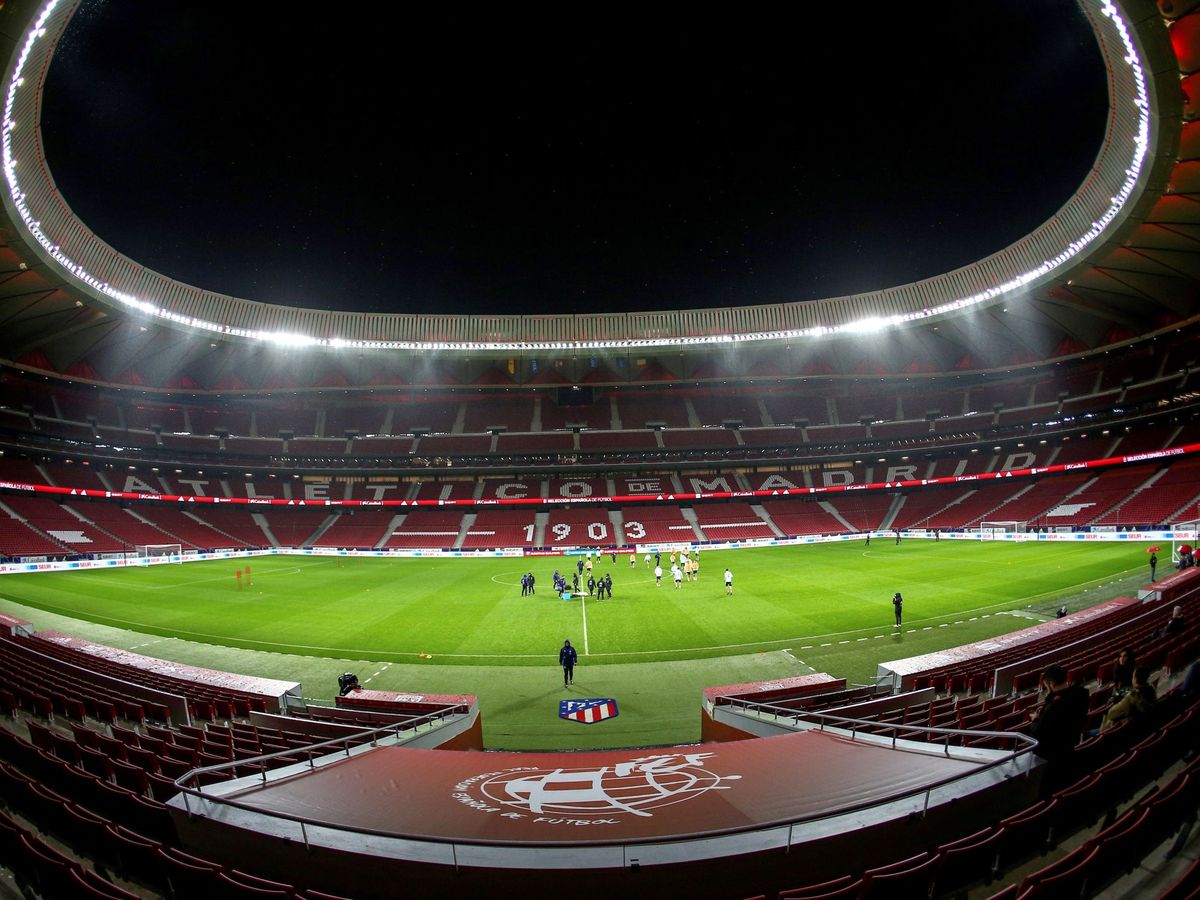 Foto: Vista general del estadio Wanda Metropolitano. (EFE)
