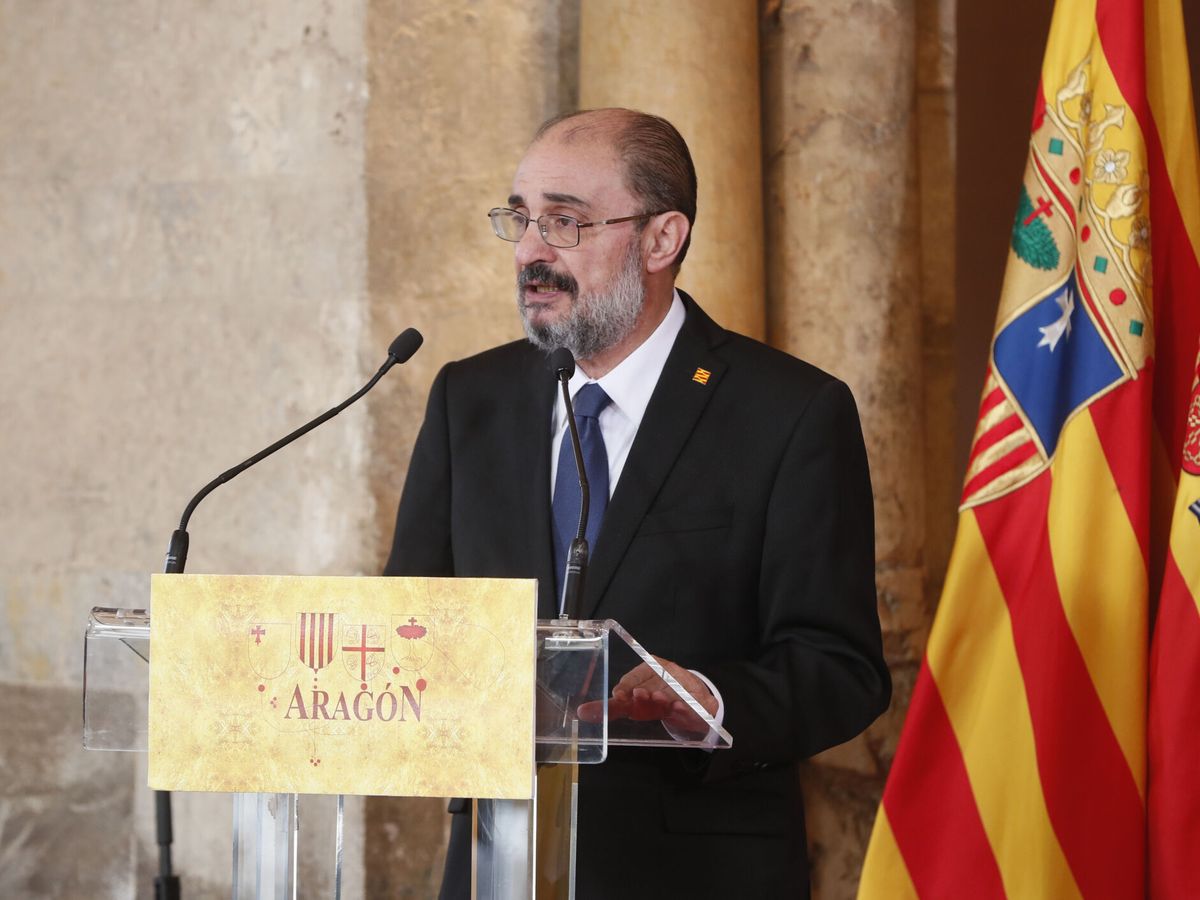 Foto: El presidente de Aragón, Javiér Lambán. (EFE/Javier Cebollada)