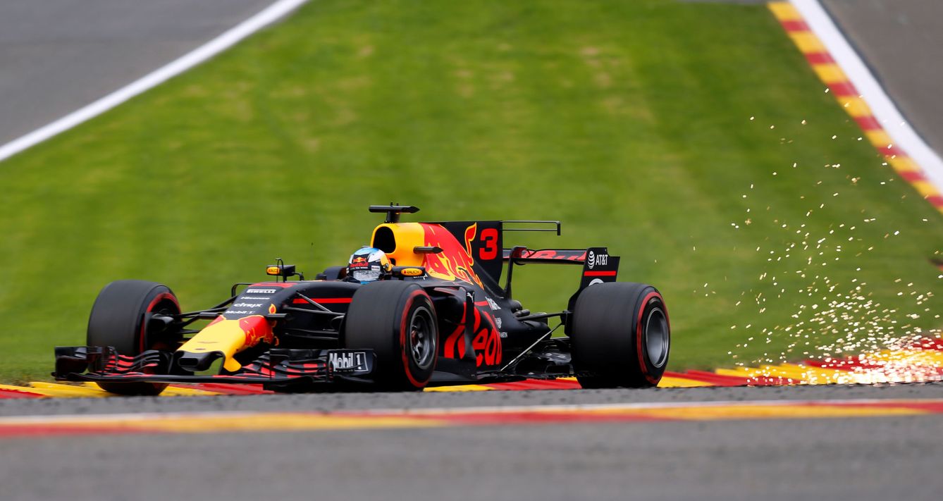 Ricciardo, este fin de semana pasado en el circuito de Spa-Francorchamps. (Reuters)