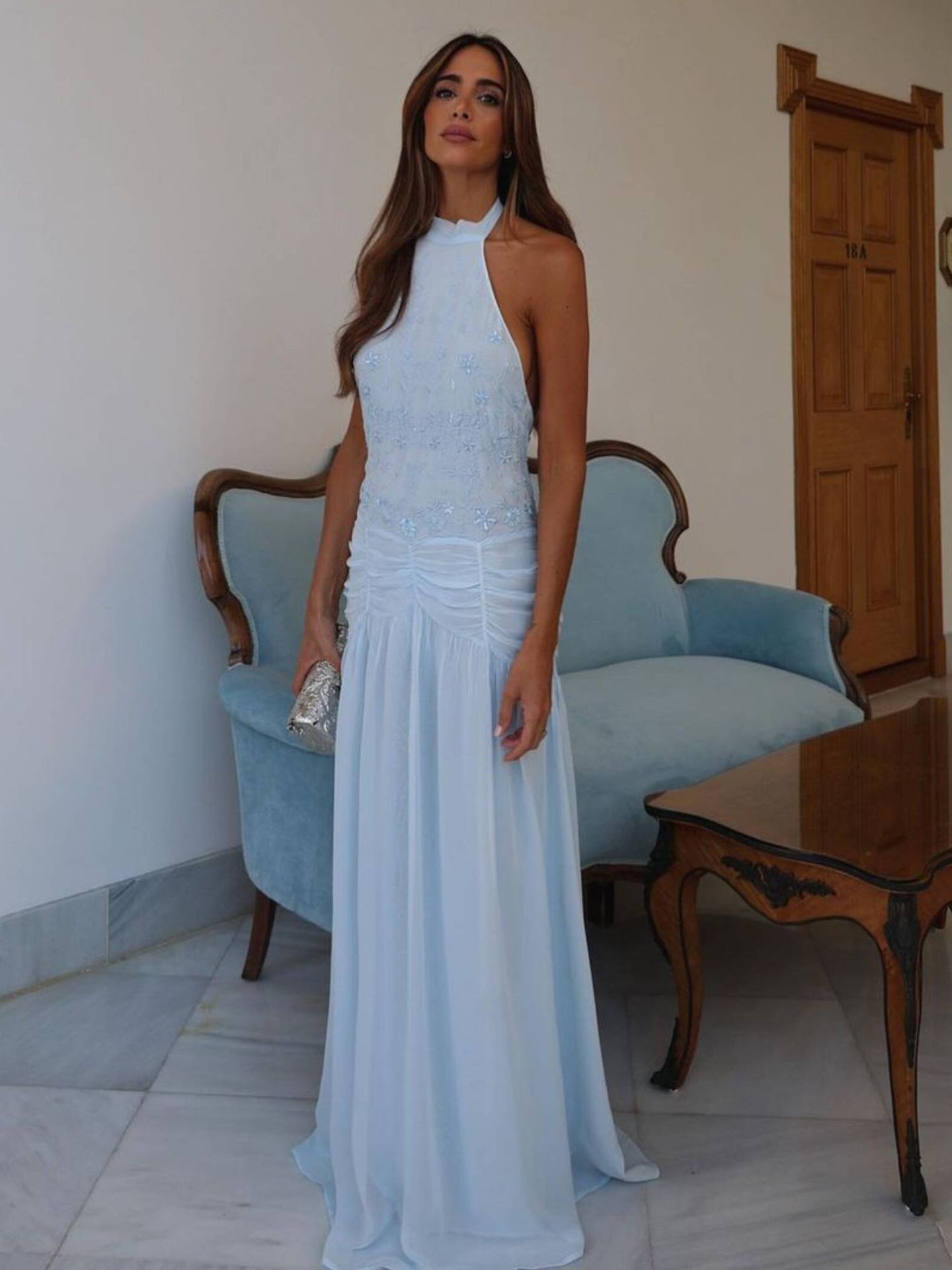 Rocío Osorno, con el vestido de Zara que la convierte en una princesa. (Instagram/@rocio0osorno)