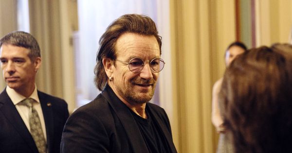 Foto: Bono, en una foto de archivo. (Getty)