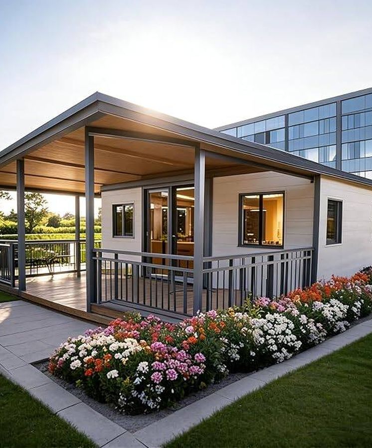Foto: La casa prefabricada que se vende en la plataforma se trata de un modelo modular, expandible y personalizable. (Amazon)