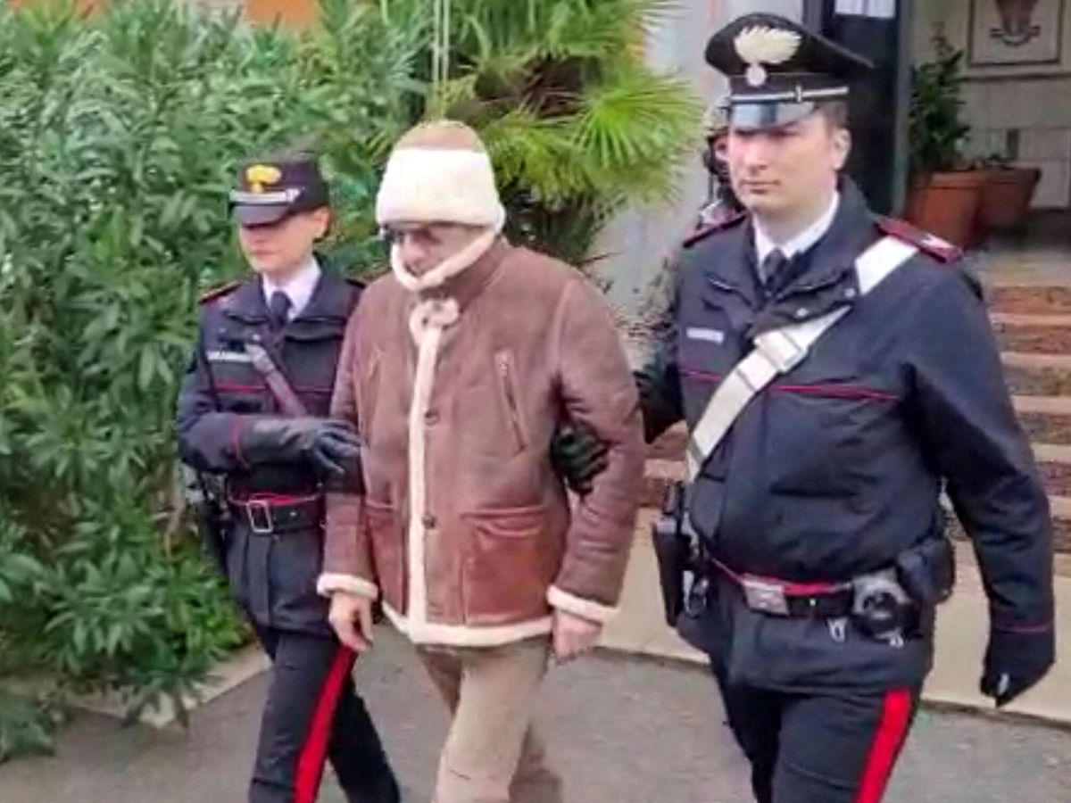 Foto: Arresto de Matteo Messina Denaro en Palermo, Italia. (Reuters/Carabinieri)