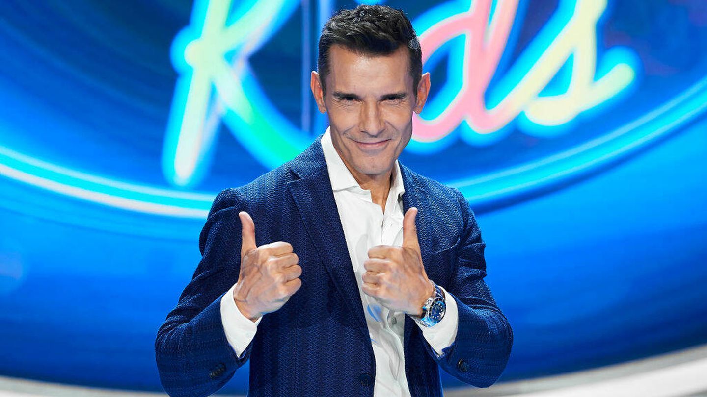 Jesús Vázquez durante la presentación de la primera edición de 'Idol Kids'. (Getty Images)