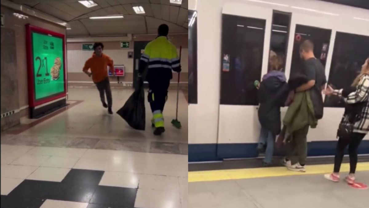 Vídeos virales de gente perdiendo el metro: ¿es legal que te graben sin permiso y lo suban a una red social?
