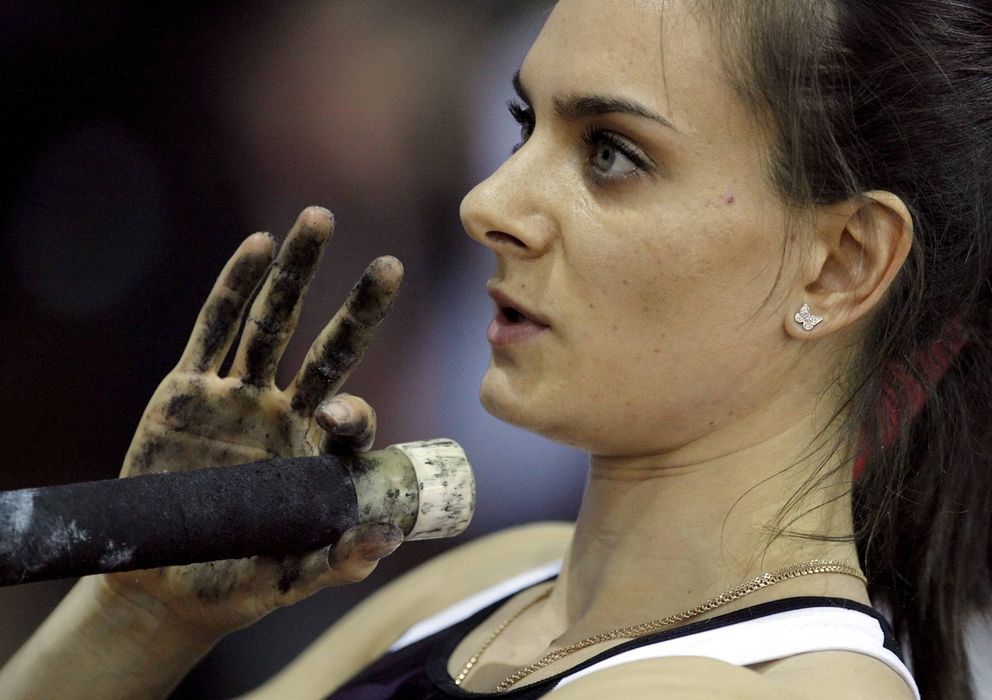 Foto: La atleta rusa Yelena Isinbáyeba