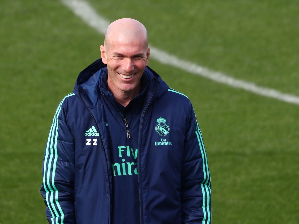 Foto: Zidane, durante un entrenamiento de la pasada temporada. (Reuters)