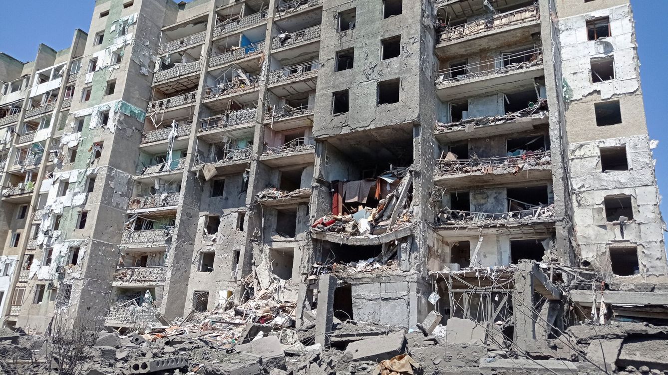 Foto: Un edificio residencial destruido en Odesa, Ucrania. (Reuters/ Iryna Nazarchuk)