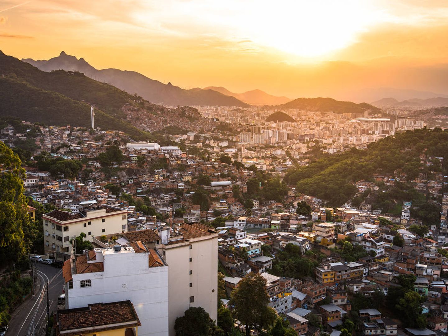Paisaje de Río de Janeiro, una de las ciudades con mayor desigualdad del mundo. (iStock)