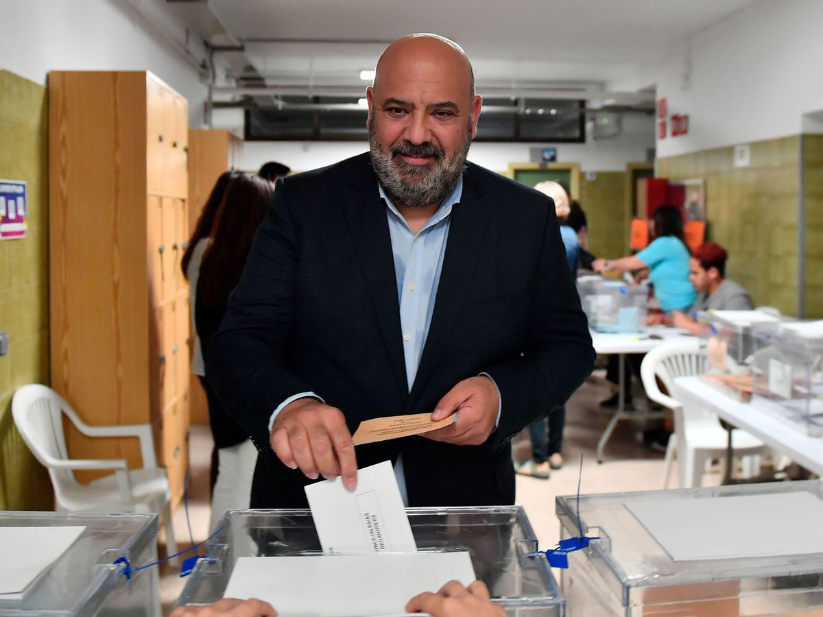 Foto: Jaime Martínez, el día de las elecciones municipales. (EFE/Miquel A. Borras)