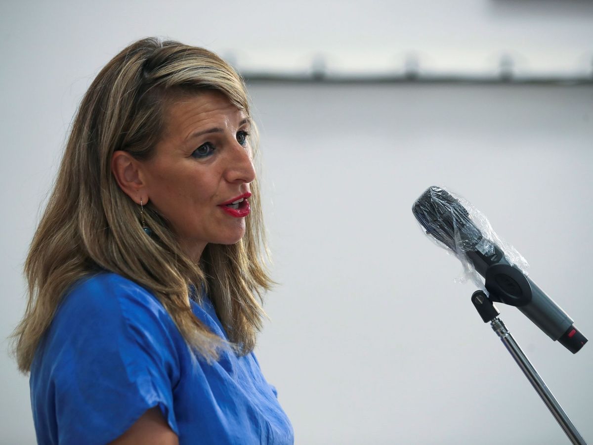 Foto: La ministra de Trabajo, Yolanda Díaz. (EFE)