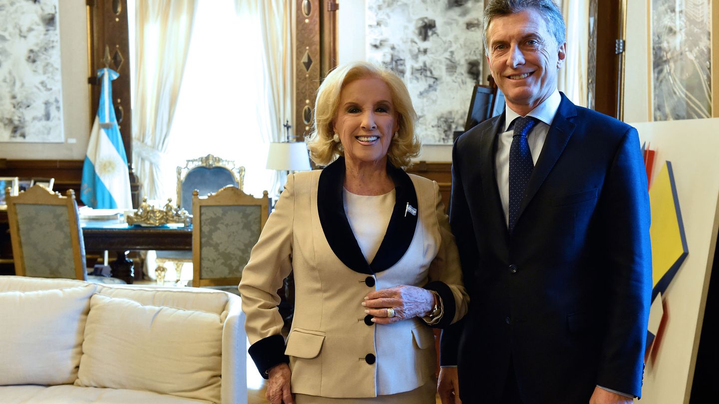 Con el presidente Macri en 2016. (EFE)